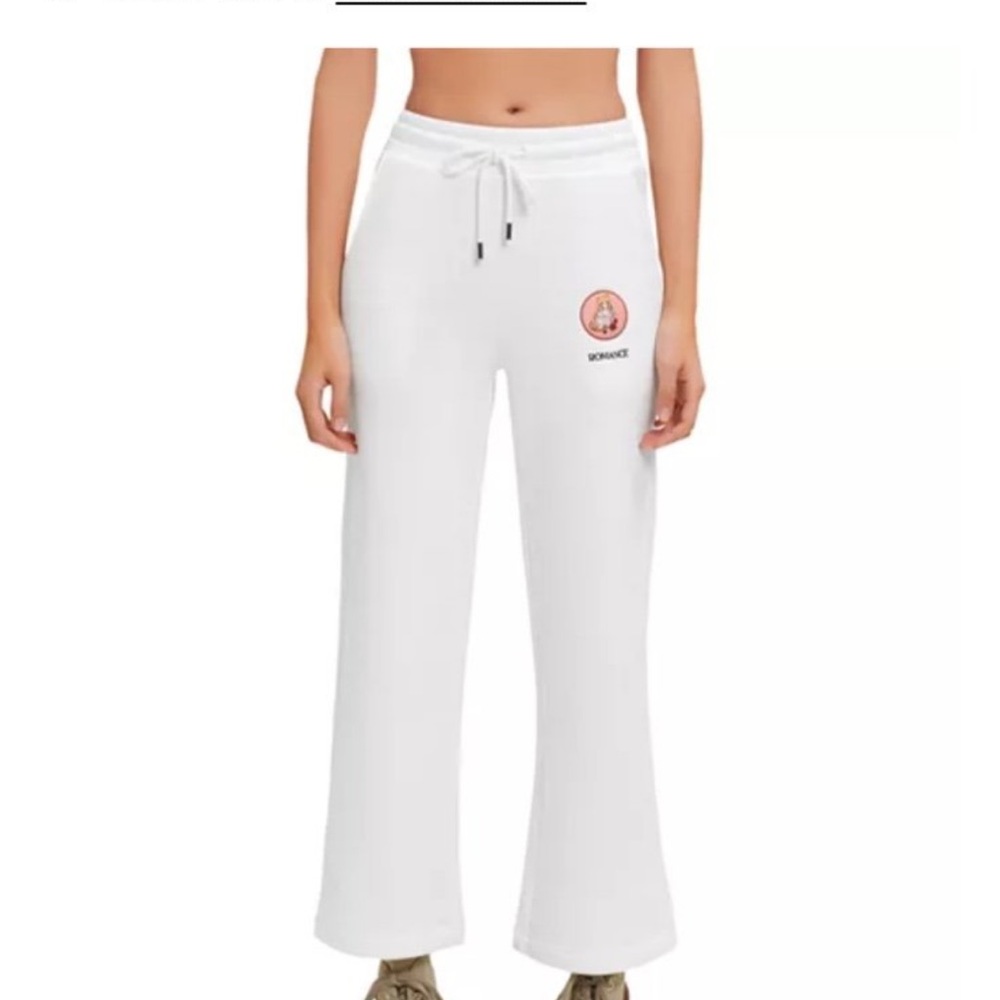 Maje x Sailor Moon Perenity embroidered cotton-jersey jogging bottoms